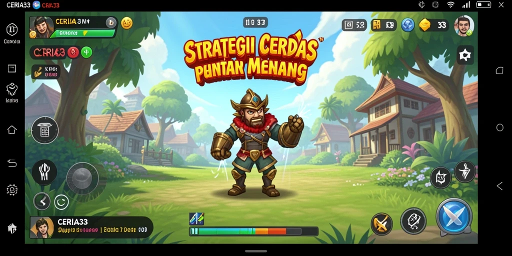 Screenshot CERIA33 menampilkan gameplay strategi yang mendebarkan.