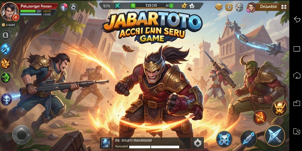 Screenshot menampilkan aksi menegangkan di JABARTOTO.