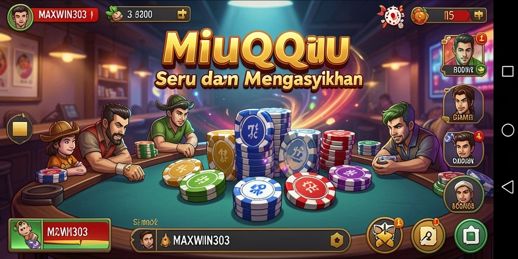 Tampilan gameplay QiuQiu yang menarik dan seru.