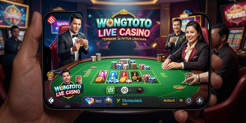 Screenshot gameplay Live Casino di WONGTOTO yang menegangkan.